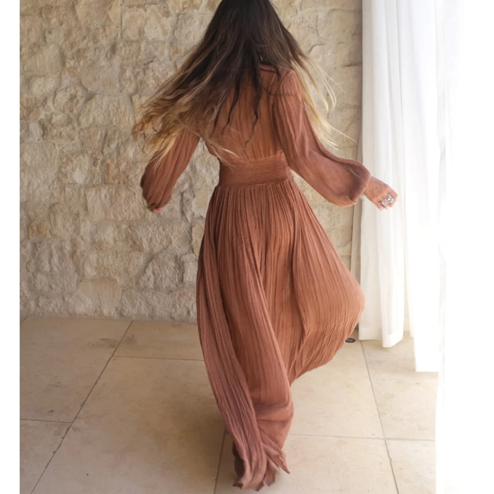 jens pirate booty lapis maxi dress Nwt Rust - Picture 7 of 14